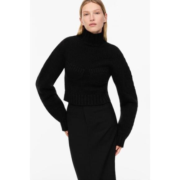 Zara | Limited Edition Cashmere Bustier Sweater - Picture 11 of 14